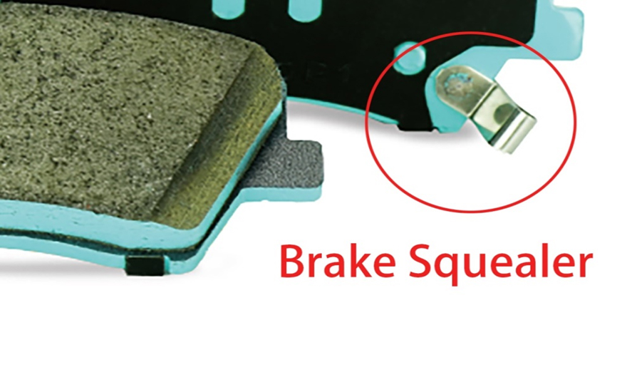 brake squealer, brake wear indicator