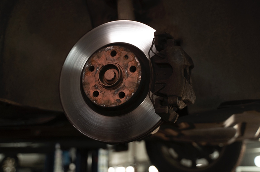 the Grooves on the Brake Pads