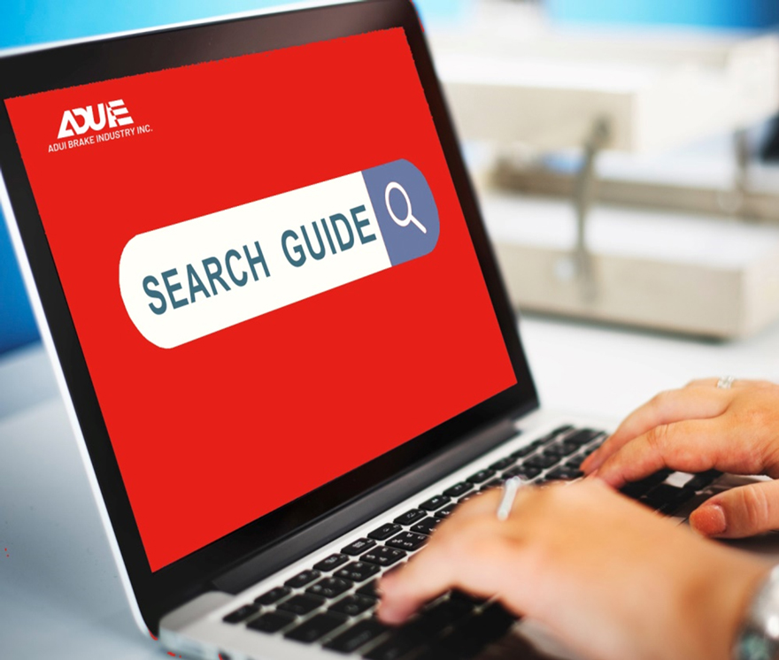 Steps of Searching for Brake Pads on ADUI Brake Website