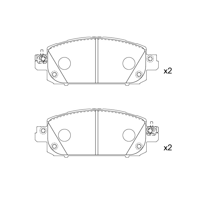 Nissan brake pad E-136