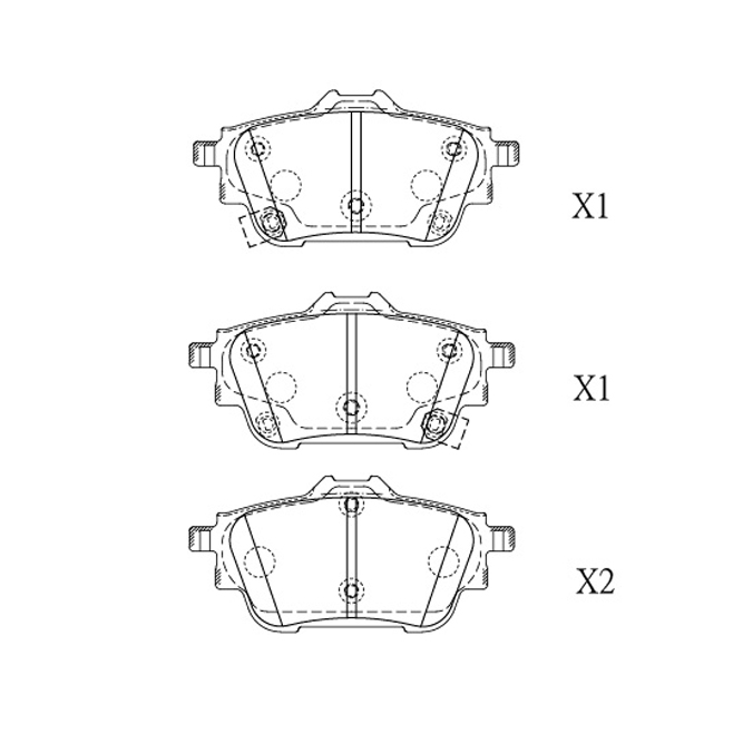 Nissan brake pad E-137