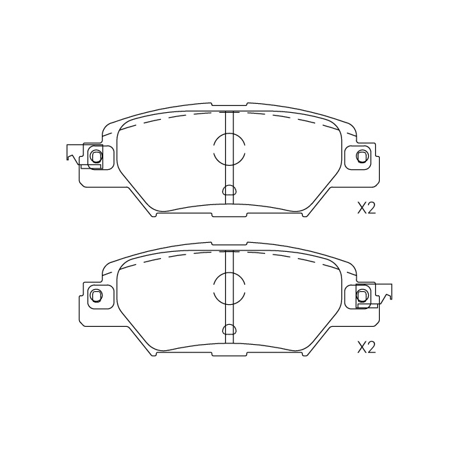 Mazda brake pad E-240