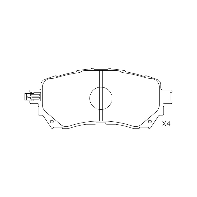 Mazda brake pad E-241