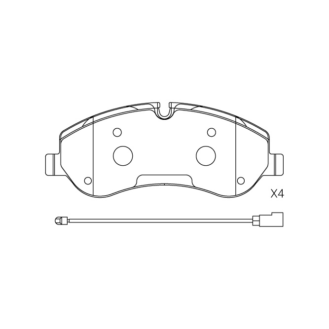 Ford brake pad E-244