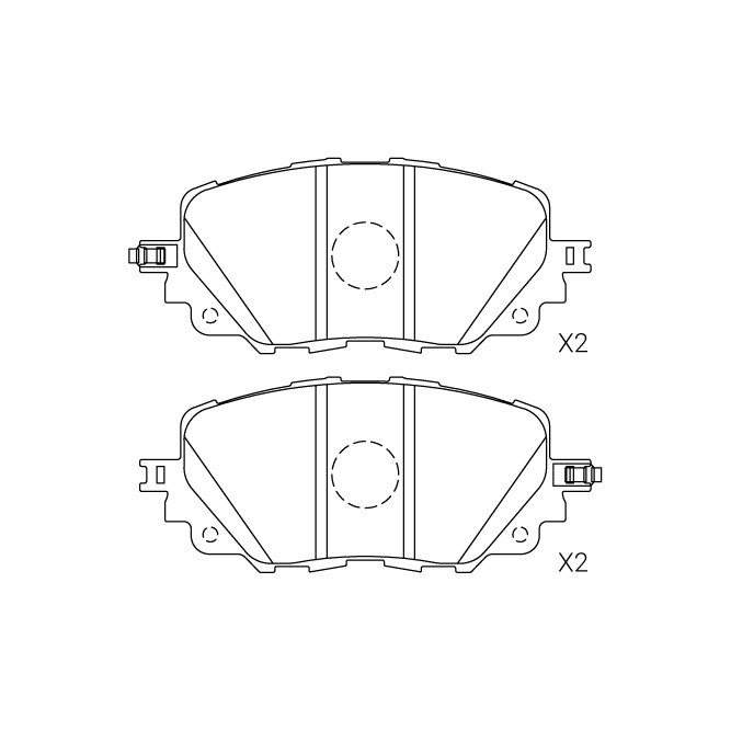 Mazda brake pad E-245