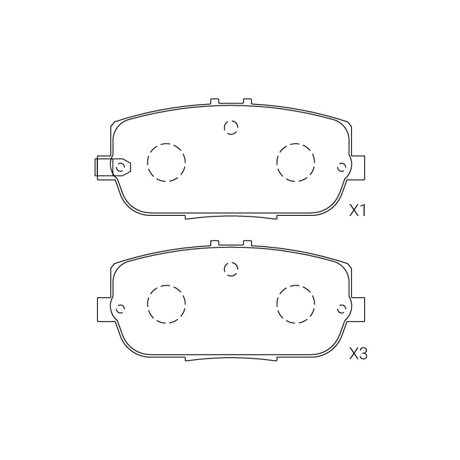 Mazda brake pad E-246