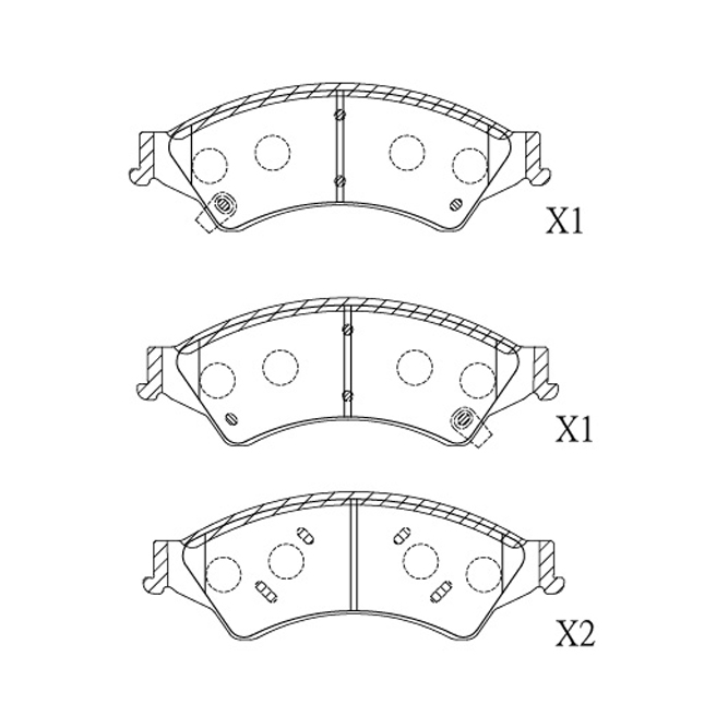 Ford brake pad E-248