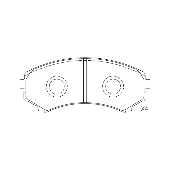 Mitsubishi brake pad E-330