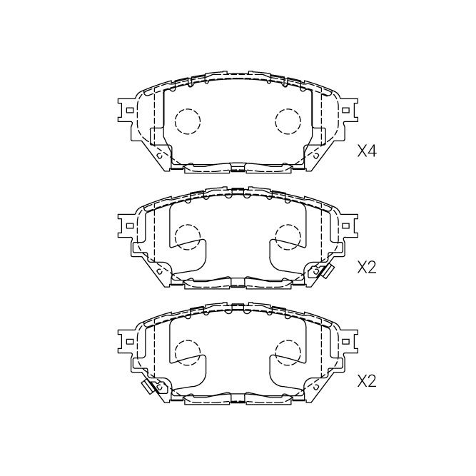 Mitsubishi brake pad E-331