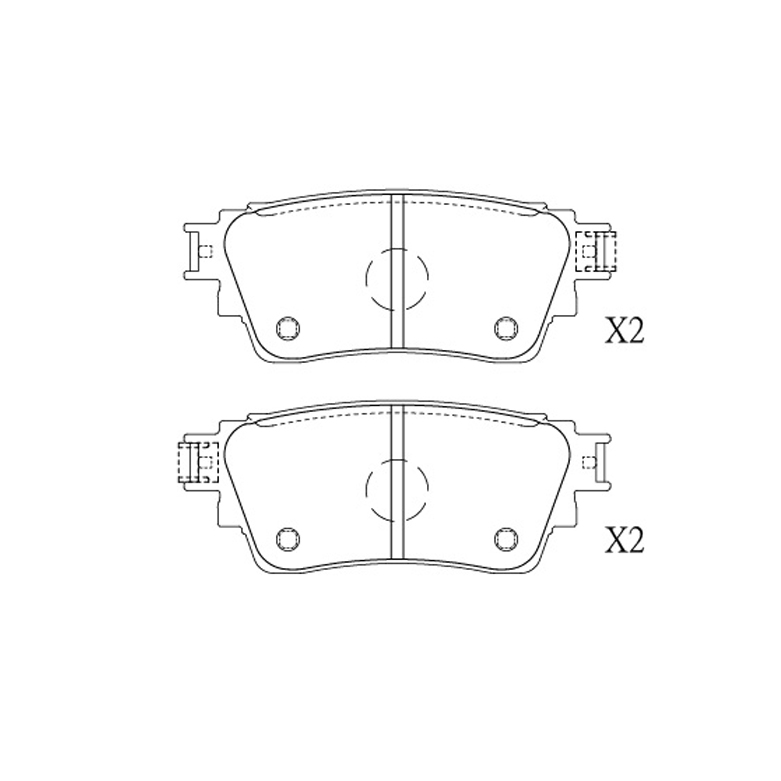 Mitsubishi brake pad E-333