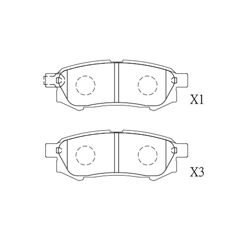 Mitsubishi brake pad E-334