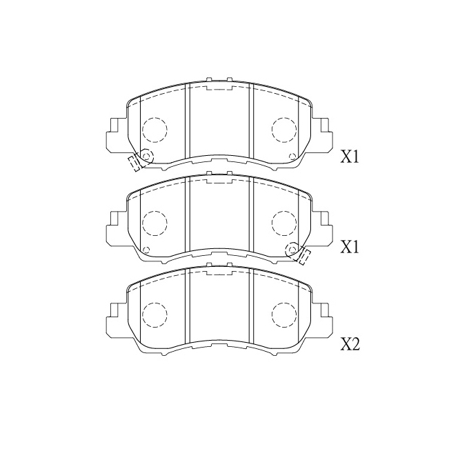 Mitsubishi brake pad E-335