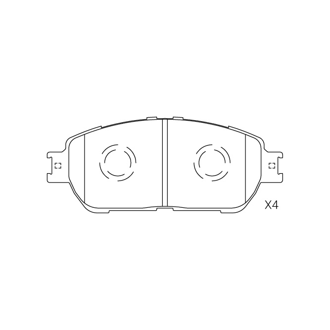 Toyota brake pad E-530