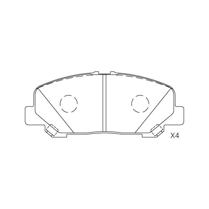 Toyota brake pad E-532