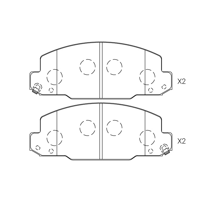 Toyota brake pad E-543