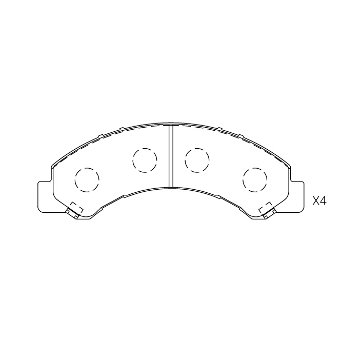 Toyota brake pad E-545