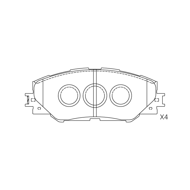 Toyota brake pad E-548