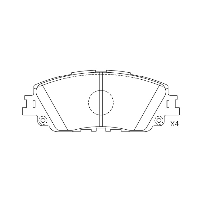 Toyota brake pad E-558