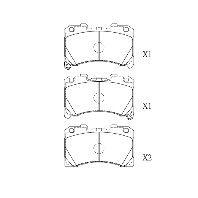 Toyota brake pad E-563